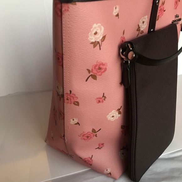 🌹🌸coach reversible tote shoulder bag/large - Picture 2 of 6